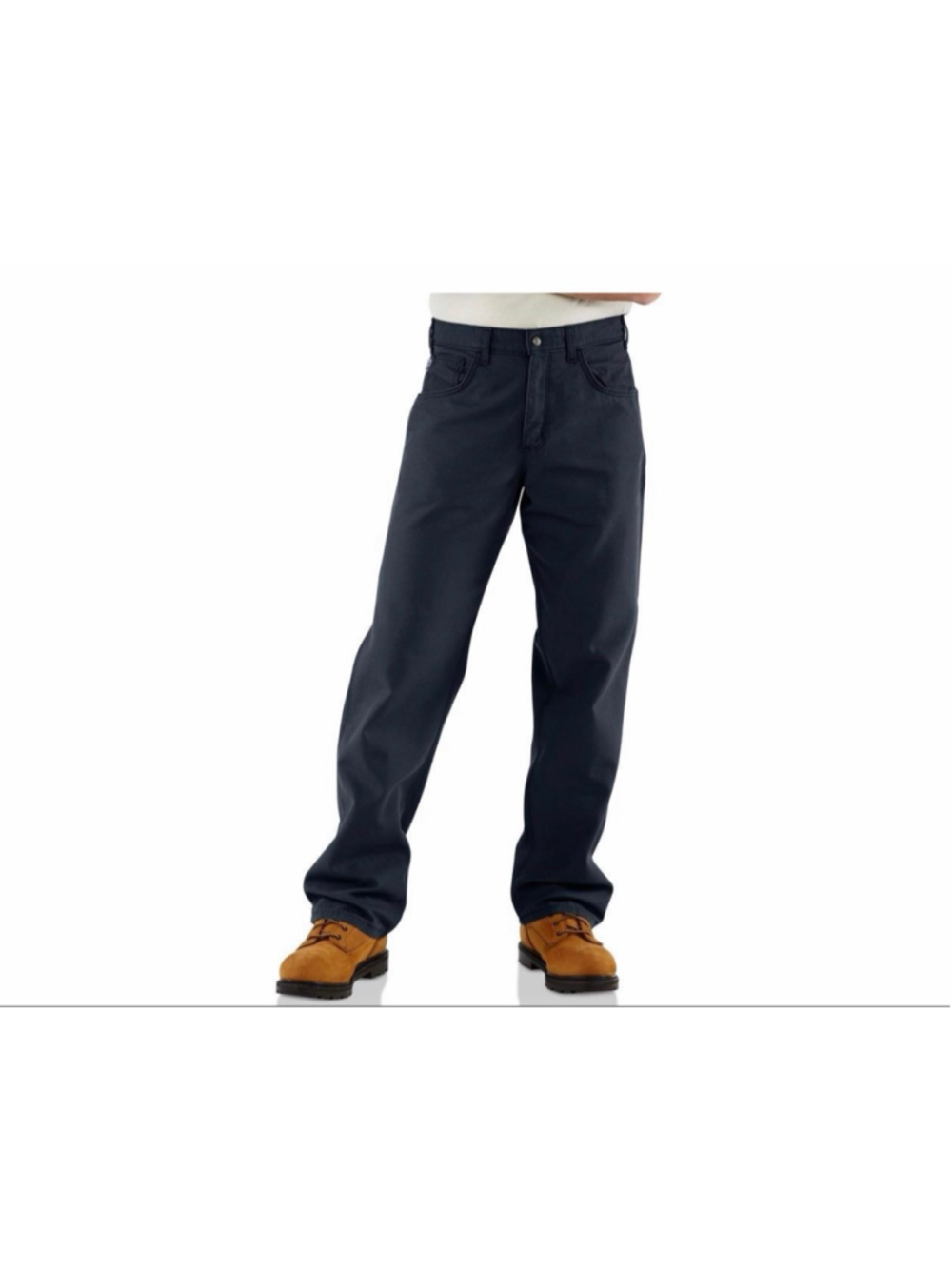 Carhartt FRB159 FR Loose Straight Canvas Pant dark navy mens size 40X36
